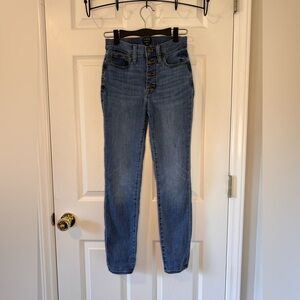 J. Crew 9” High-Rise Skinny Jeans
